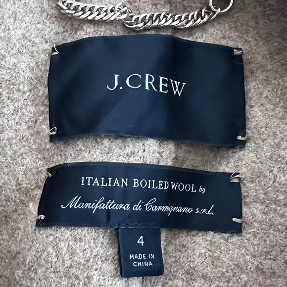 J Crew Daphne topcoat in Italian boiled wool - Picture 6 of 9